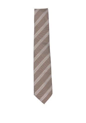 BIGI MILANO striped-pattern tie - Neutrals