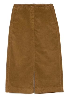 Kristensen Du Nord corduroy midi skirt - Brown