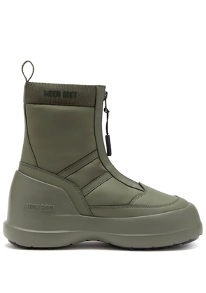 Moon Boot Luna logo-print boots - Green