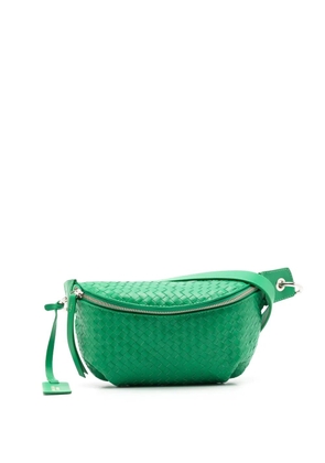Sarah Chofakian Orsay interwoven leather belt bag - Green