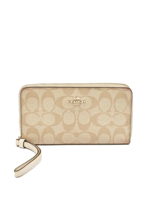 Coach Vintage pre-owned monogram zip-around wallet - Neutrals