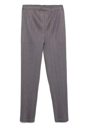 Pleats Please Issey Miyake plissé trousers - Grey