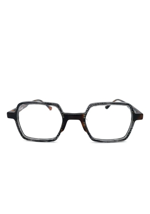 Xavier Garcia Design Folso tortoiseshell glasses - Brown