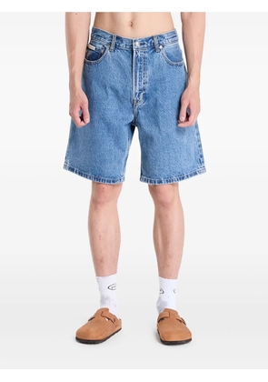 Calvin Klein stonewash denim shorts - Blue
