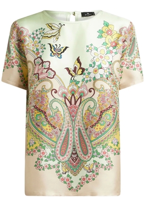 ETRO printed t-shirt - White