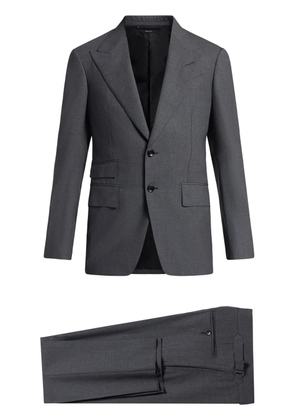 TOM FORD single-breasted straight-leg suit - Grey