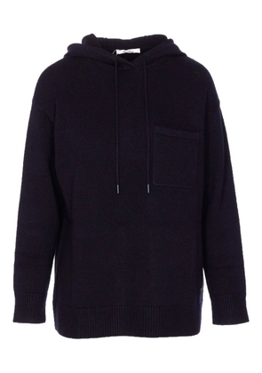 Max Mara hooded patch-pocket sweater - Black