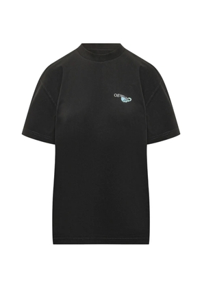 Off-White Quote Soft Life print T-shirt - Black