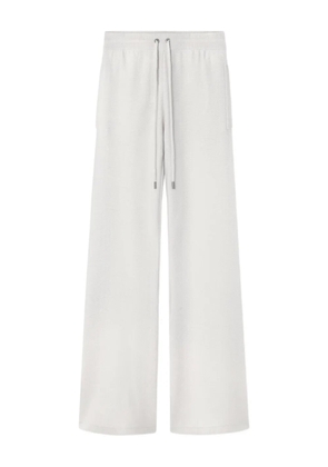 Versace drawstring-fastening knitted flared trousers - Grey