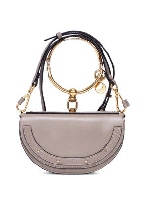 Chloé Pre-Owned Nile Bracelet metallic-handle tote bag - Grey