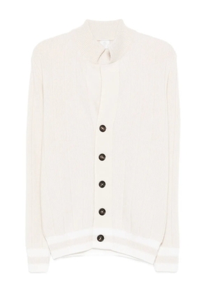 Eleventy ribbed cashmere cardigan - Neutrals