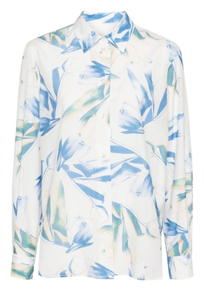 Paul Smith Tulip-print shirt - Blue