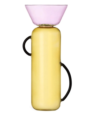 Ichendorf Milano large Gelée glass vase (35cm x 14cm) - Yellow