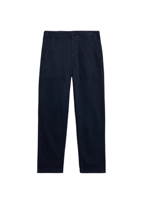Fortela Newfatigue patch-pocket herringbone trousers - Blue