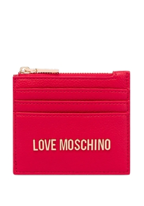 Love Moschino logo wallet - Red