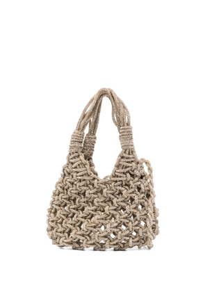 Hibourama mini Vannifique tote bag - Gold