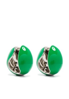 Coperni logo earrings - Green