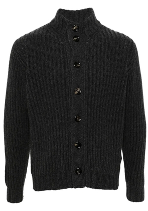 Dell'oglio high-neck cashmere cardigan - Grey