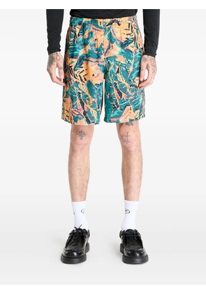 adidas floral-print shorts - Green