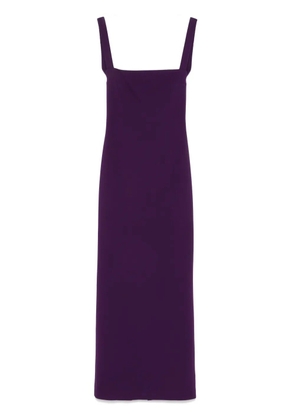 Blanca Vita crepe-texture maxi dress - Purple