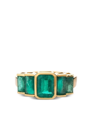 YI Collection 18K yellow gold emerald ring