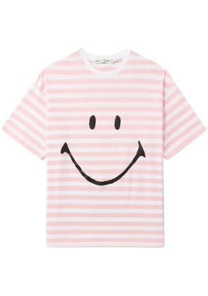 Joshua Sanders glitter smile T-shirt - Pink
