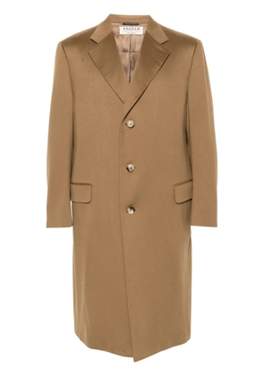A.N.G.E.L.O. Vintage Cult 1990s notched lapels cashmere coat - Brown