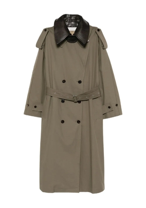 LESS double-breasted coat - Green