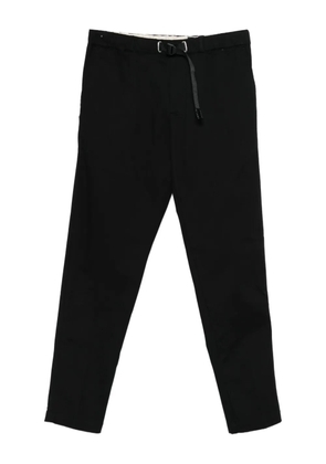 White Sand Greg drawstring-waist trousers - Black