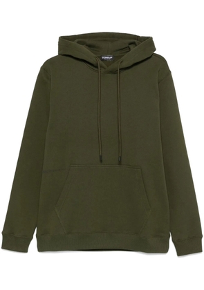 DONDUP raised logo-detail hoodie - Green