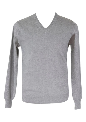 LOJA DAS MEIAS v-neck longsleeve sweater - Grey