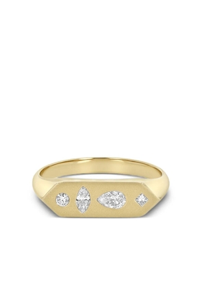 Zoë Chicco 14K yellow gold Mosaic diamond ring
