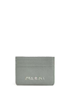 Marni leather card holder - Blue