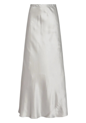 Rosetta Getty Satin skirt - Silver