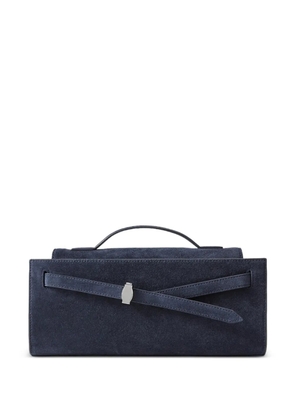 Veronica Beard dash suede clutch - Blue
