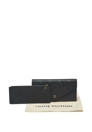 Louis Vuitton Pre-Owned 2017 Josephine Monogram Empreinte wallet - Black