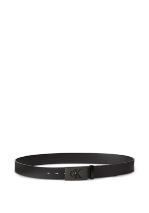 Calvin Klein logo-buckle belt - Black