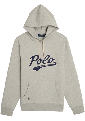Polo Ralph Lauren double-knit logo hoodie - Grey