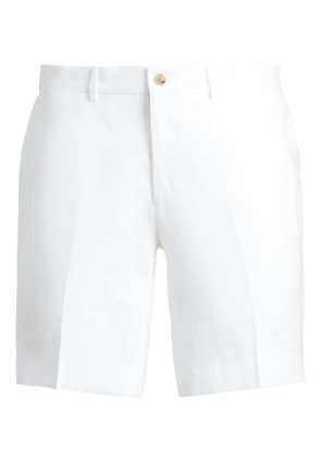 Ralph Lauren Purple Label pressed-crease chino shorts - White