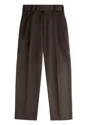 Tod's classic tapered trousers - Brown