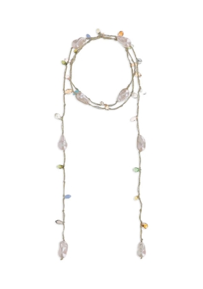 Mela embellished necklace - Gold