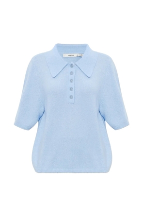 Gestuz collared polo top - Blue