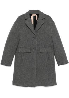 Nº21 single-breasted coat - Grey