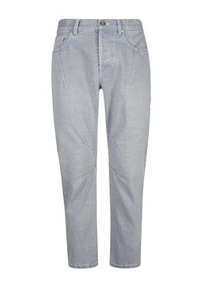 Eleventy darted-front denim jeans - Grey