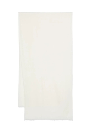 Faliero Sarti frayed scarf - White