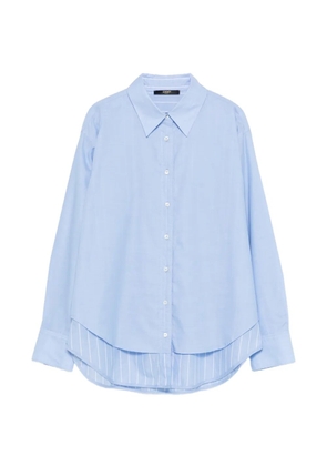 Seventy striped layered shirt - Blue