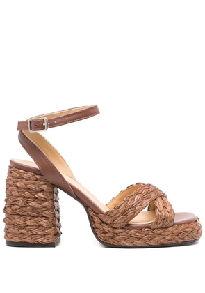 Castañer 90mm Valeriette sandals - Brown