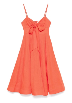 ZIMMERMANN Crush midi dress - Orange