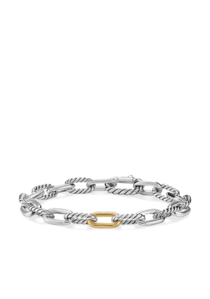 David Yurman 18kt yellow gold and sterling silver DY Madison® chain bracelet