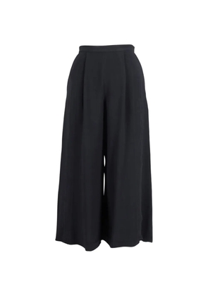 Proenza Schouler black wide-leg culottes